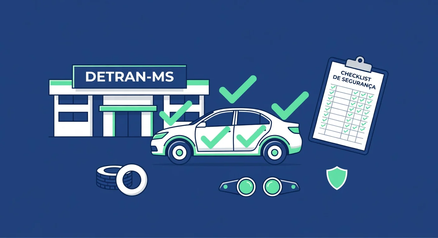 Checklist Vistoria Detran MS: Tudo que Você Precisa Levar em 2026
