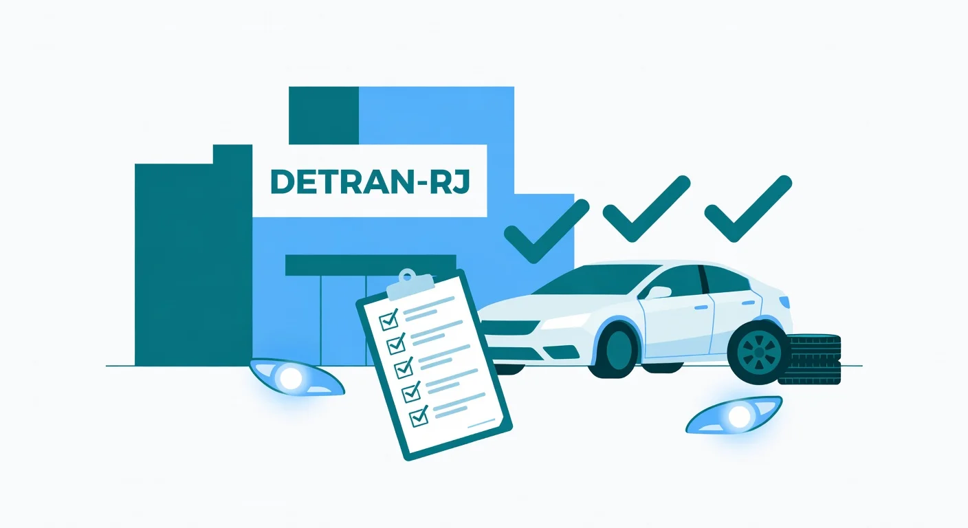 Checklist Vistoria Detran RJ: Tudo que Você Precisa Levar em 2026