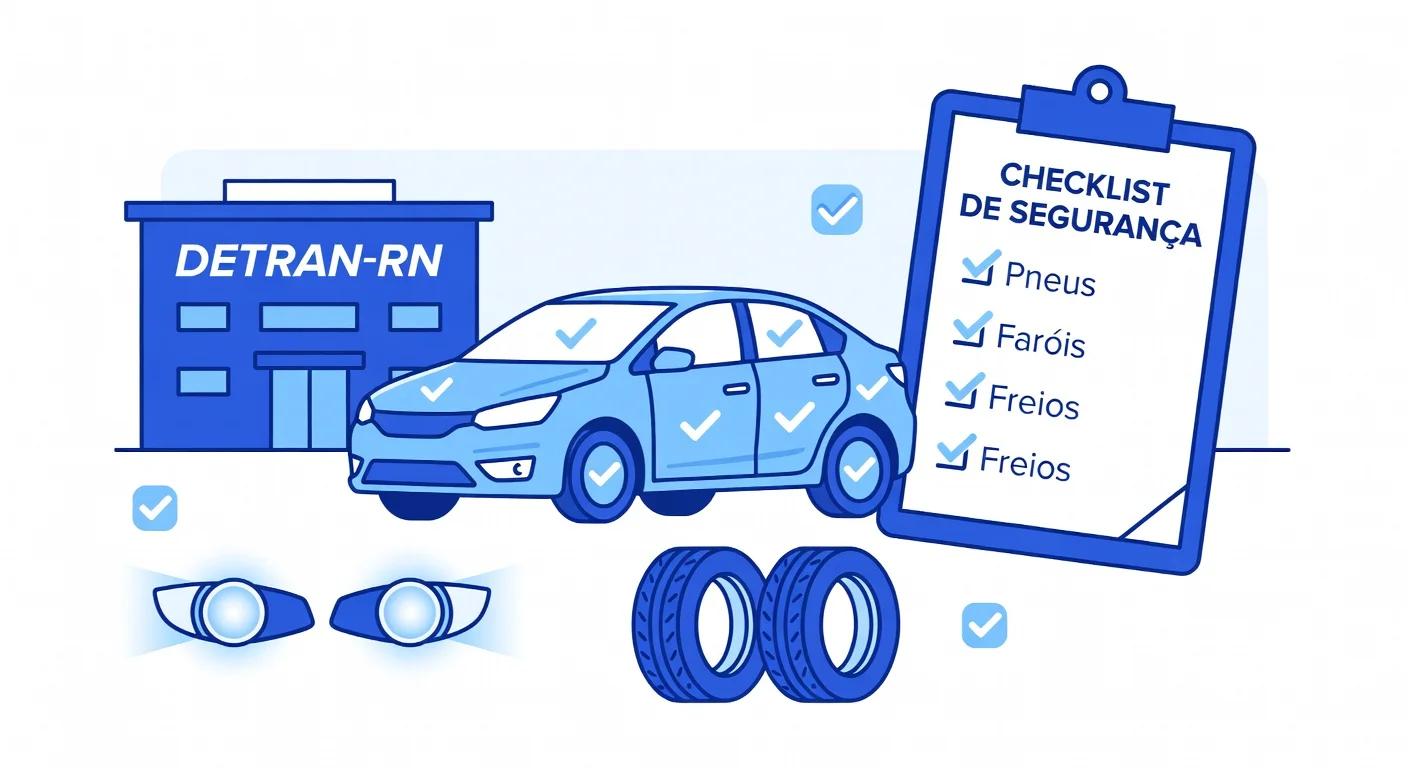 Checklist Vistoria Detran RN: Tudo que Você Precisa Levar em 2026