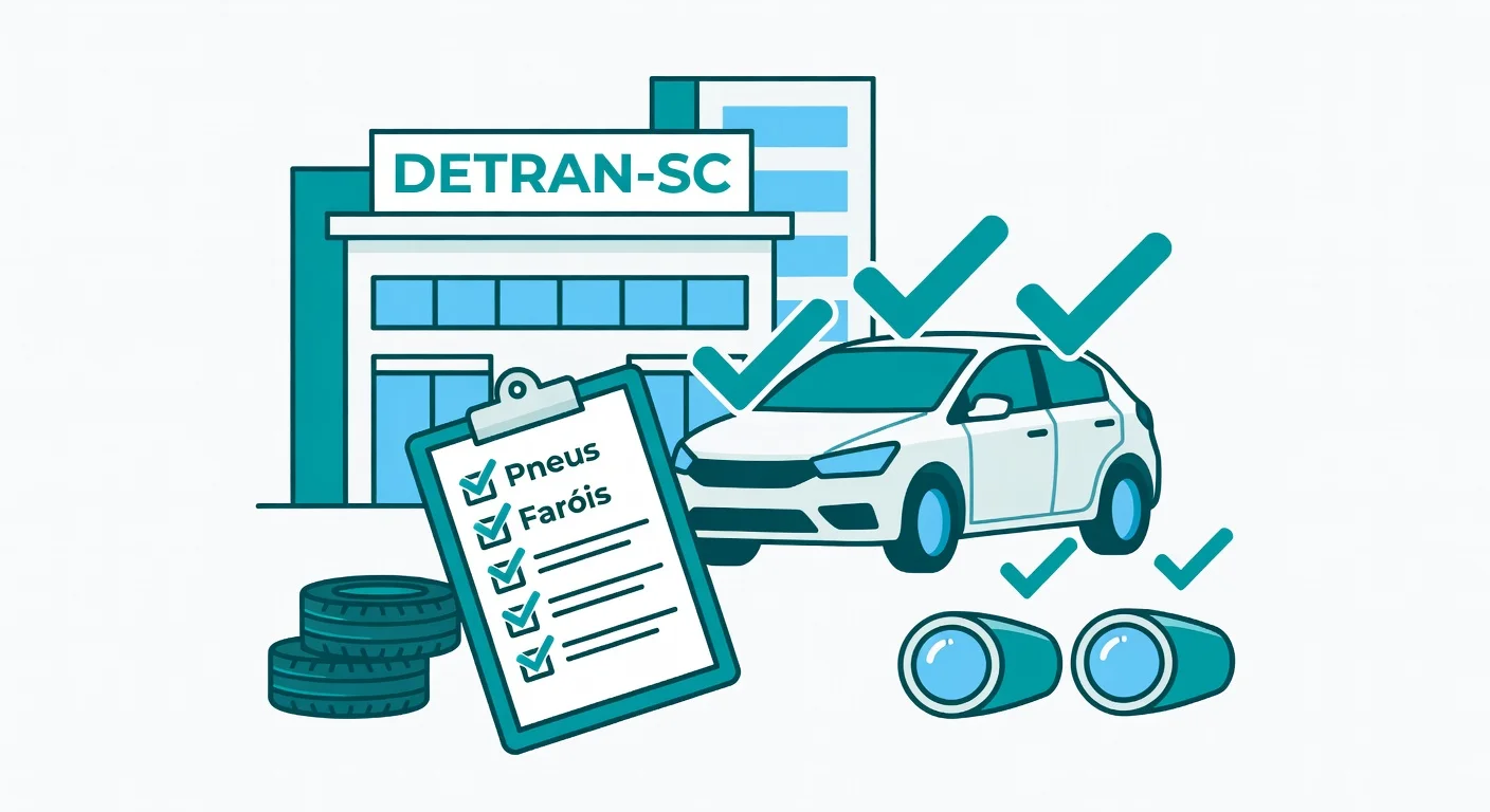 Checklist Vistoria Detran SC: Tudo que Você Precisa Levar em 2026