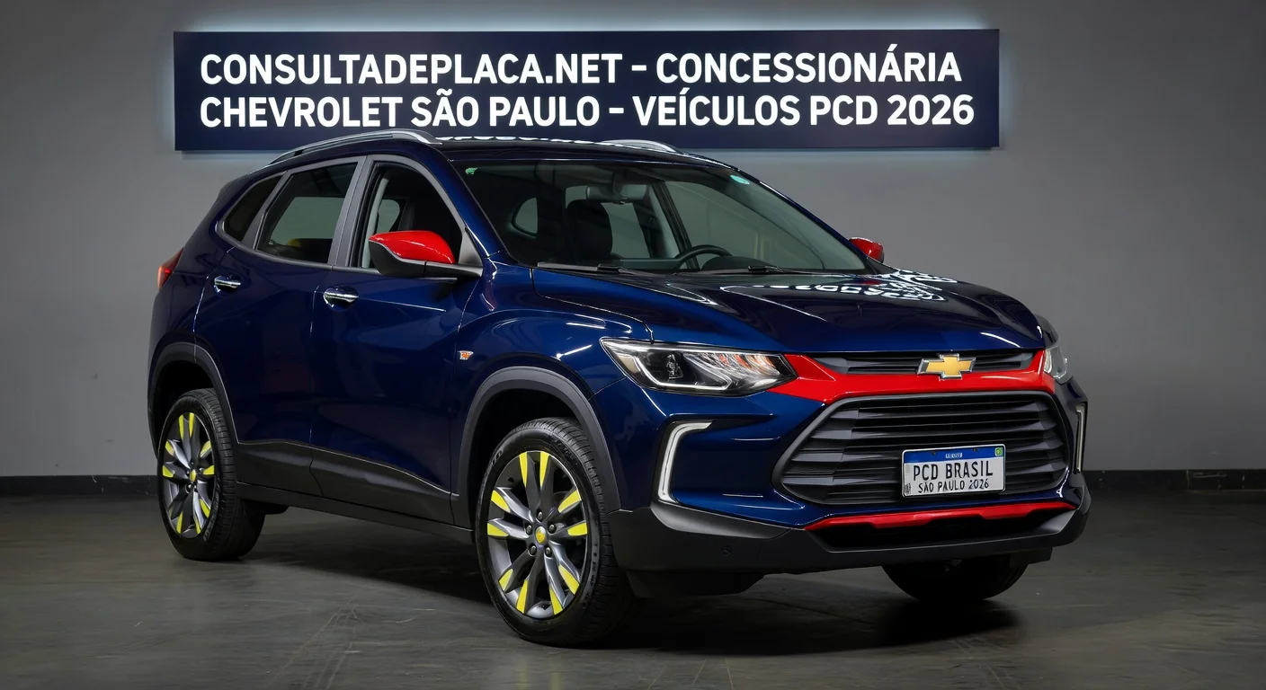 Chevrolet Tracker PCD 2026: Isenção e Preço com Desconto
