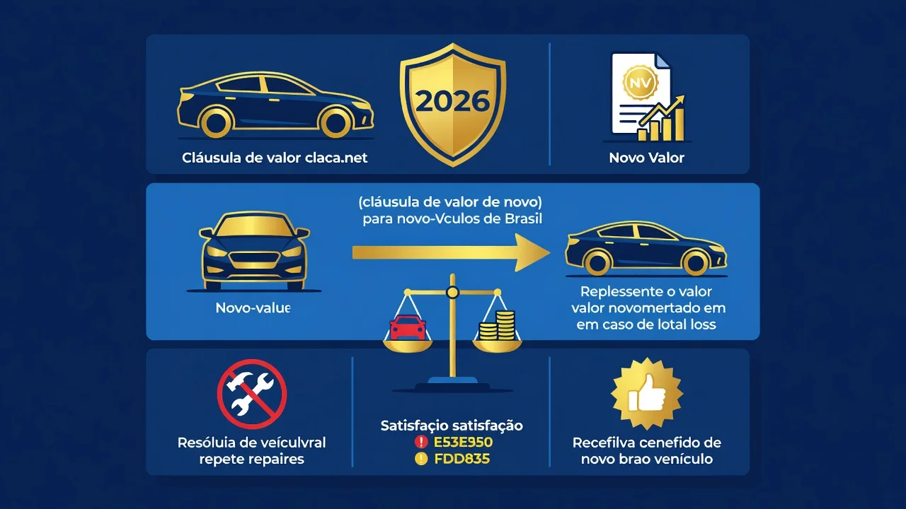 Clausula Valor de Novo no Seguro Auto Vale a Pena? 2026