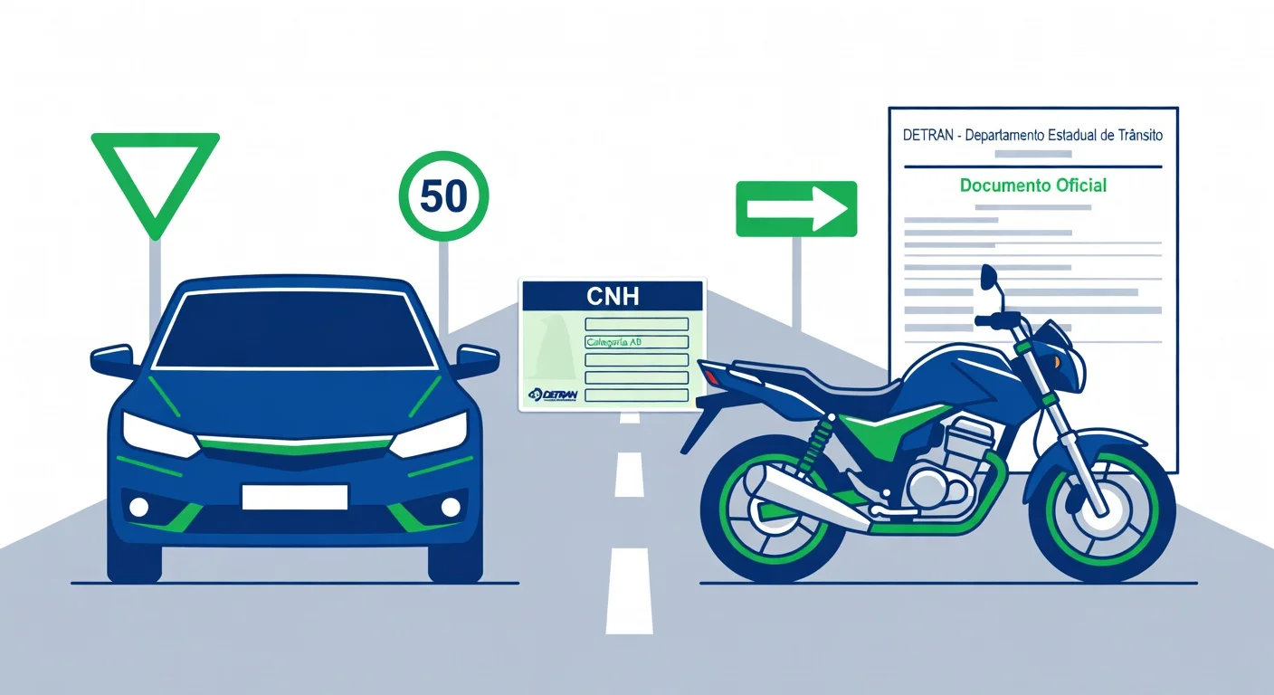 CNH AB 2026: como tirar habilitação para carro e moto com uma só CNH