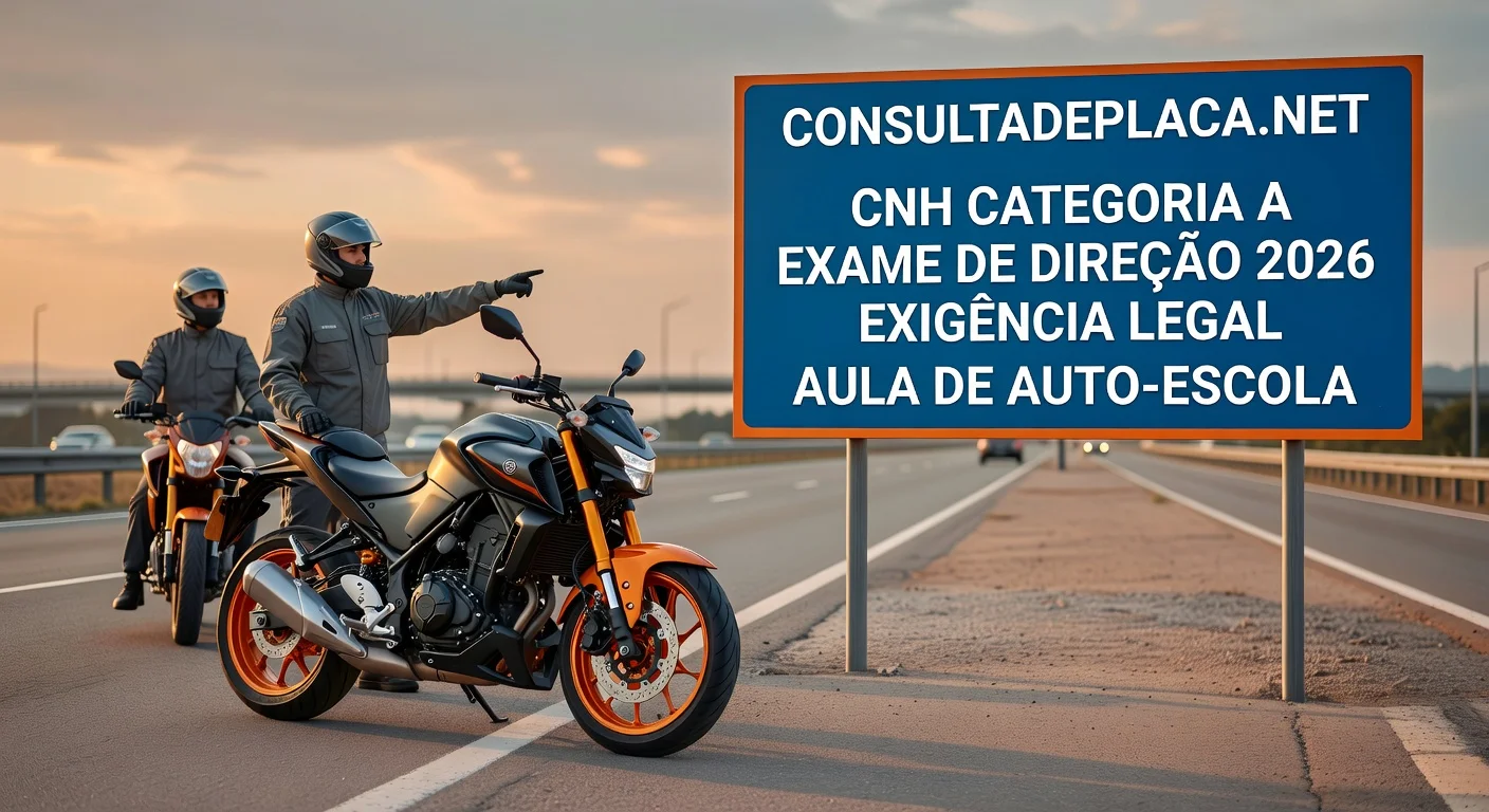 CNH Categoria A 2026: Autoescola É Obrigatória para Moto?