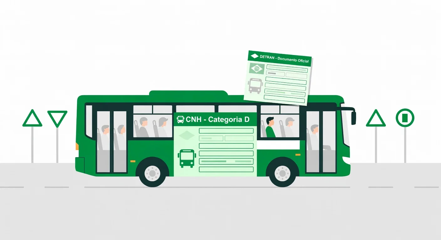 CNH Categoria D 2026: o que é, como tirar e uso profissional