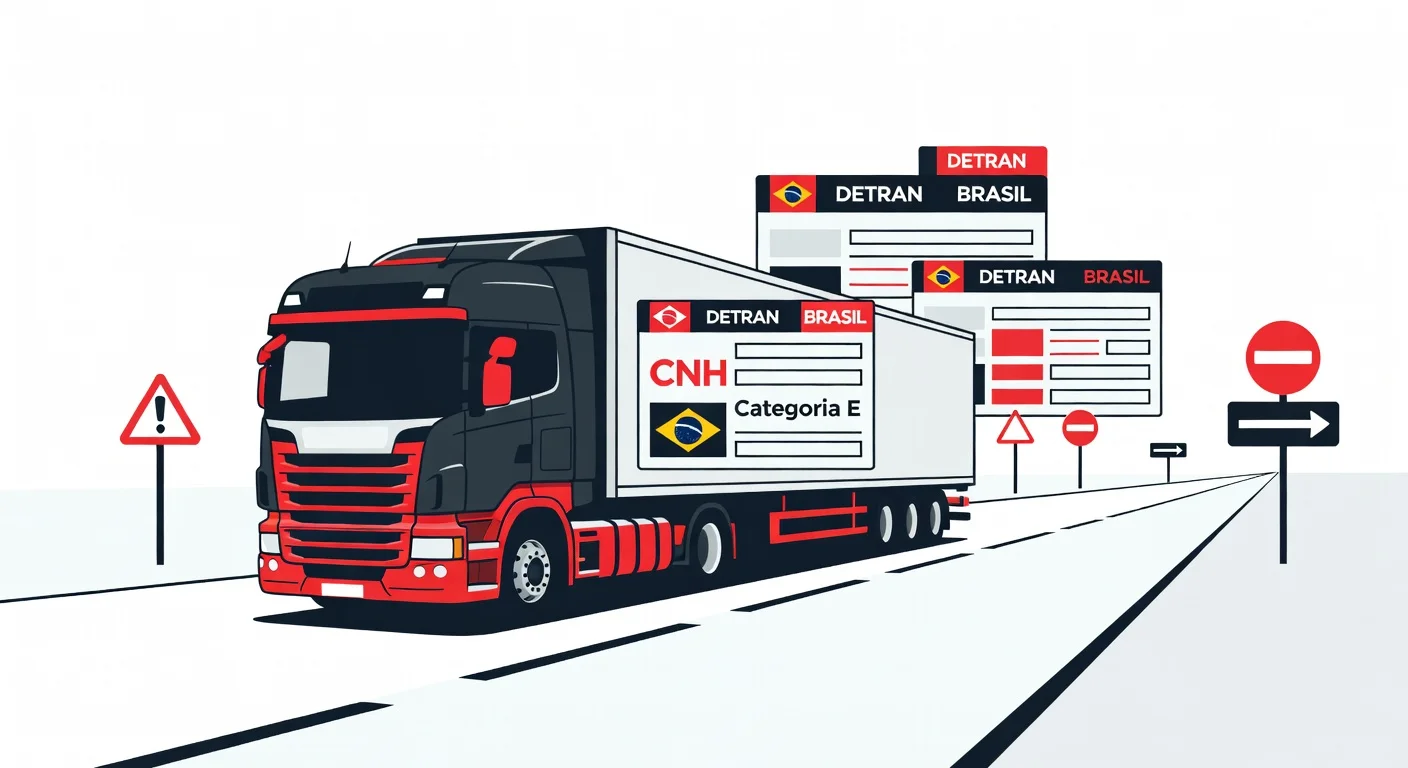 CNH Categoria E 2026: o que é, veículos permitidos e como tirar