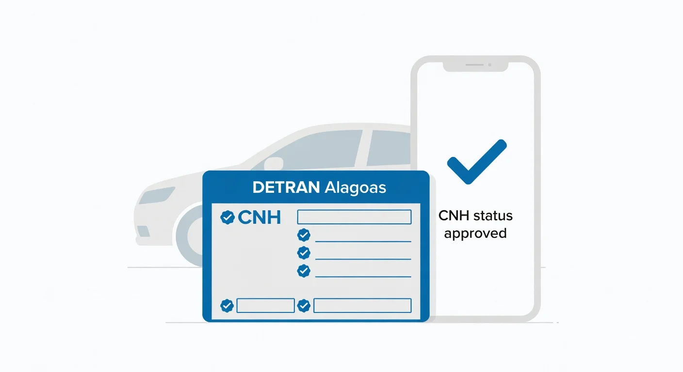 Consulta CNH Detran AL: Situação, Pontos e Renovação em Alagoas