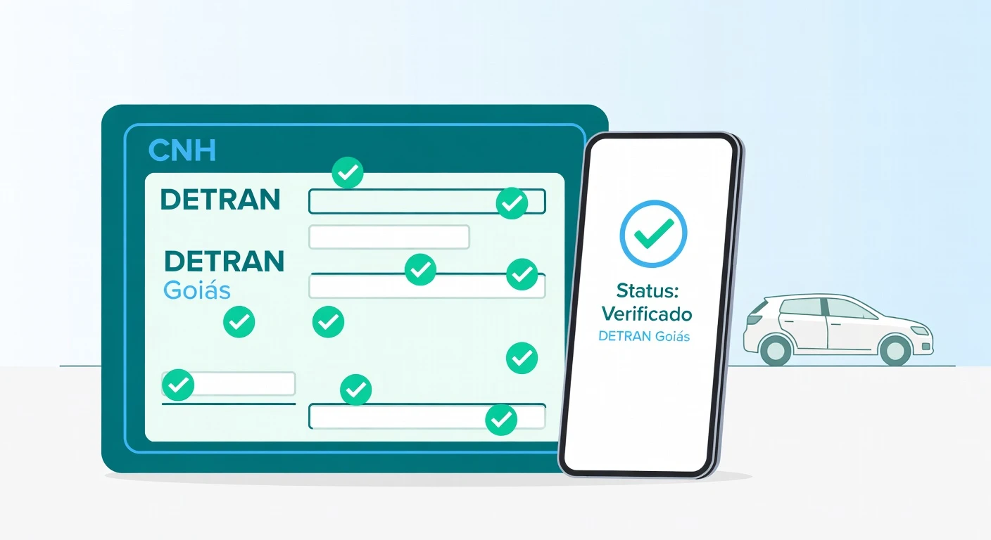 Consulta CNH Detran GO: Situação, Pontos e Renovação em Goiás