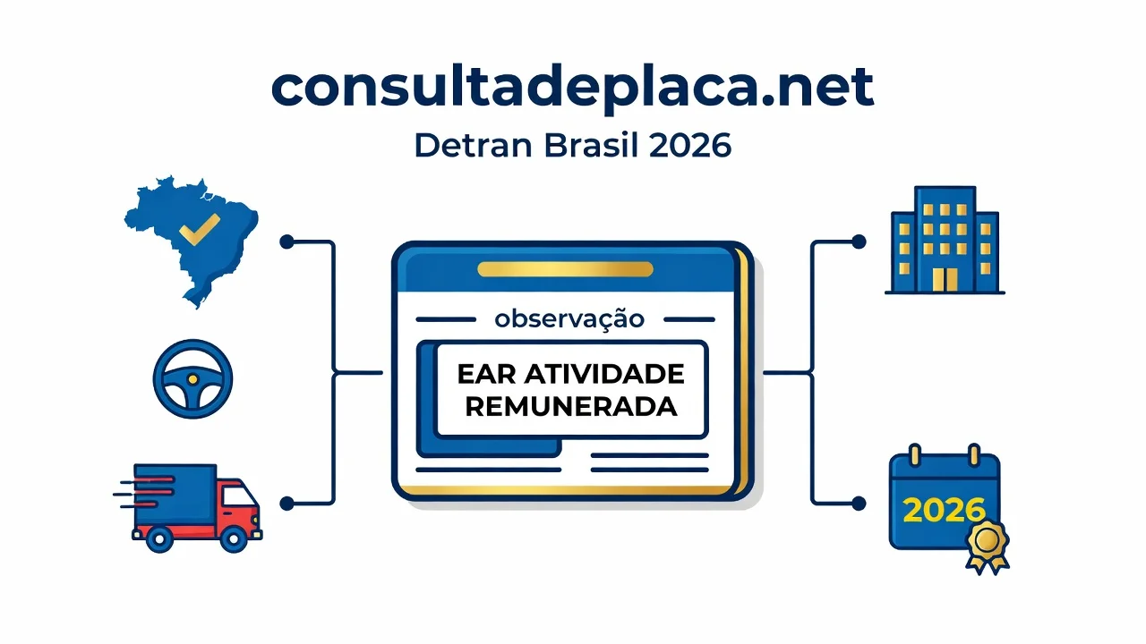 CNH com EAR para Motorista de Aplicativo em 2026: Como Incluir