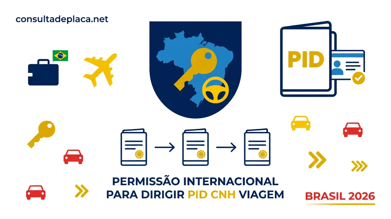 CNH Internacional (PID) 2026: como tirar para dirigir fora