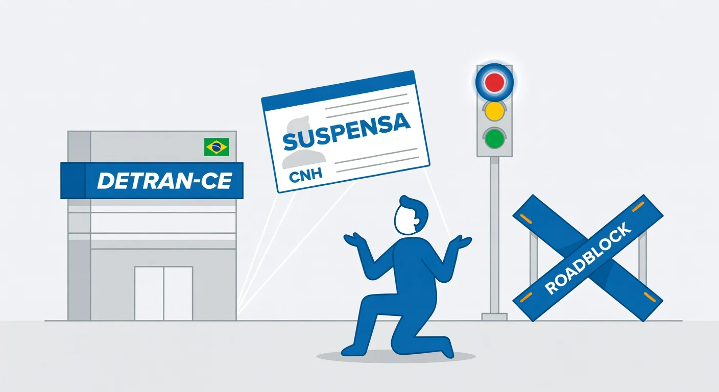 CNH Suspensa por Pontos CE: Como Recuperar em 2026