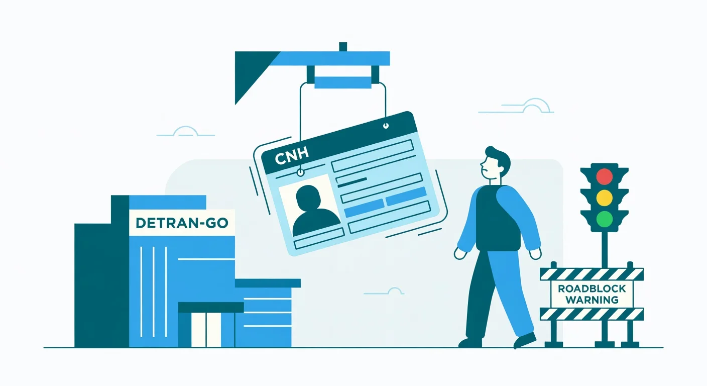 CNH Suspensa por Pontos GO: Como Recuperar em 2026