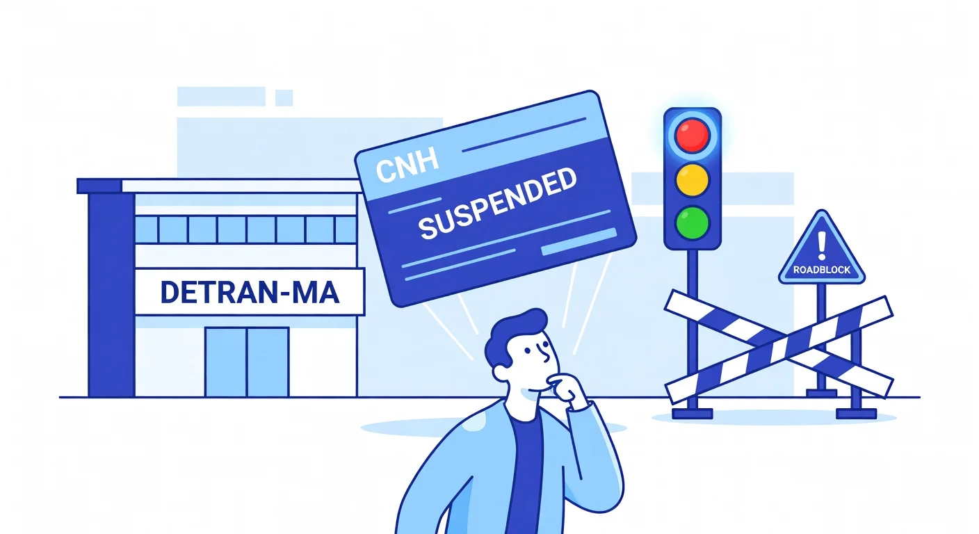 CNH Suspensa por Pontos MA: Como Recuperar em 2026