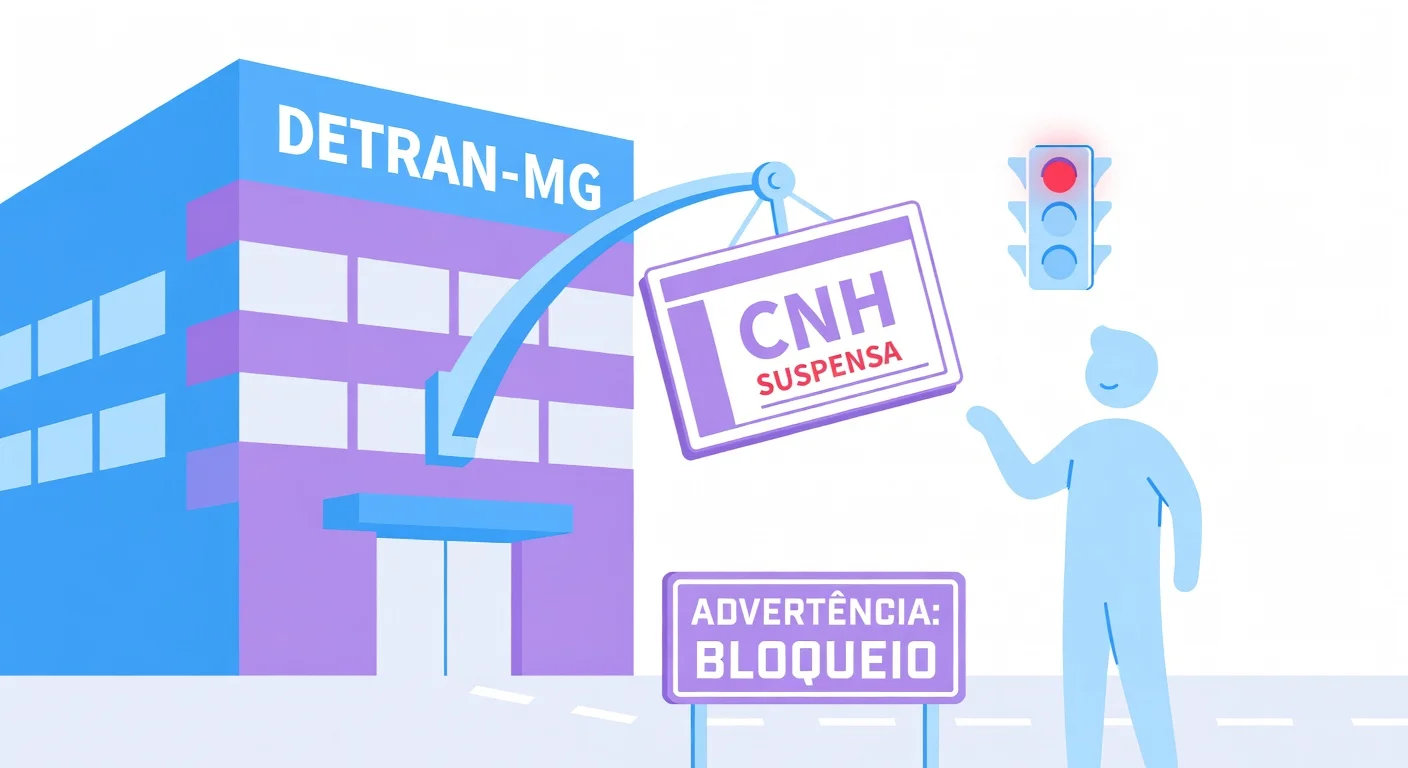 CNH Suspensa por Pontos MG: Como Recuperar em 2026
