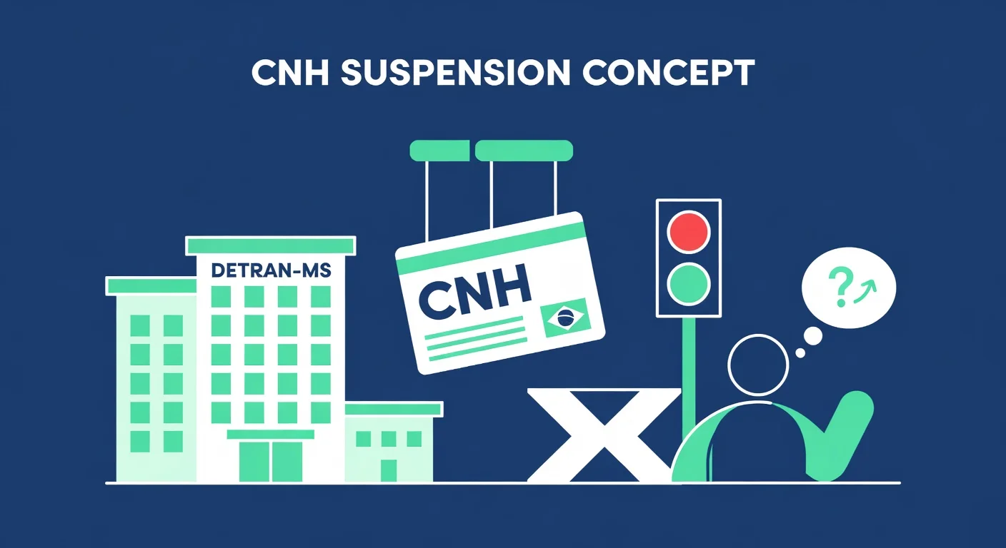 CNH Suspensa por Pontos MS: Como Recuperar em 2026