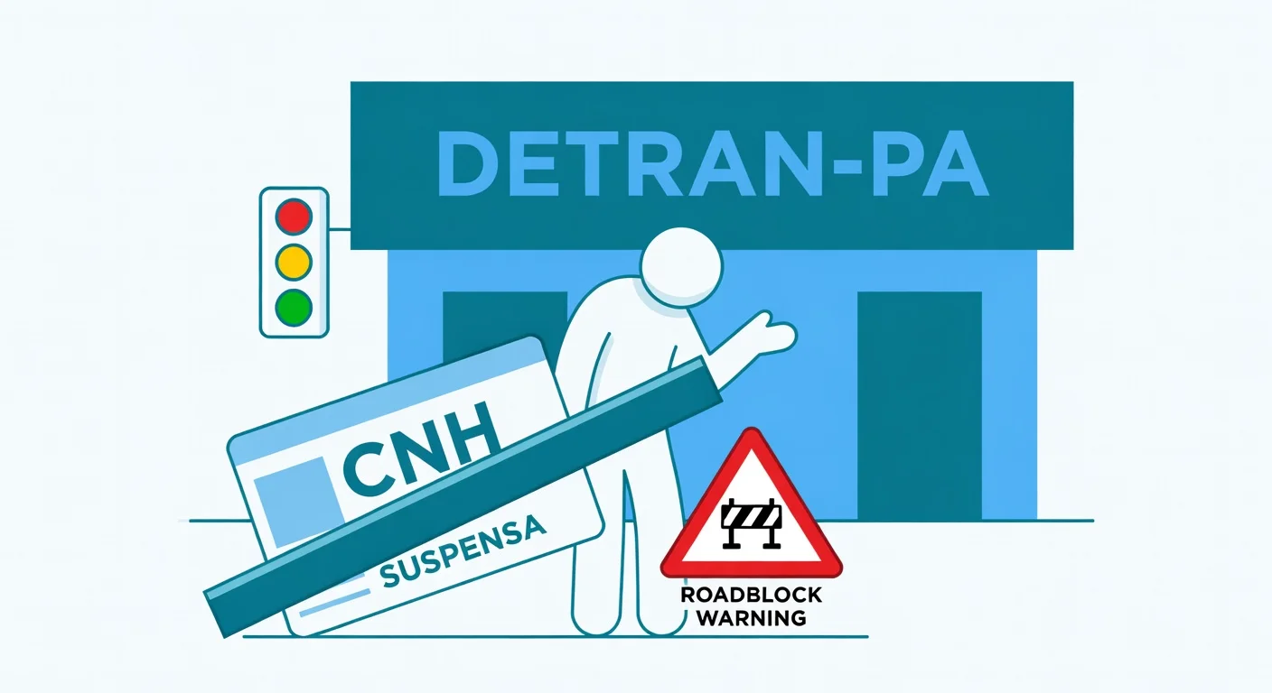 CNH Suspensa por Pontos PA: Como Recuperar em 2026