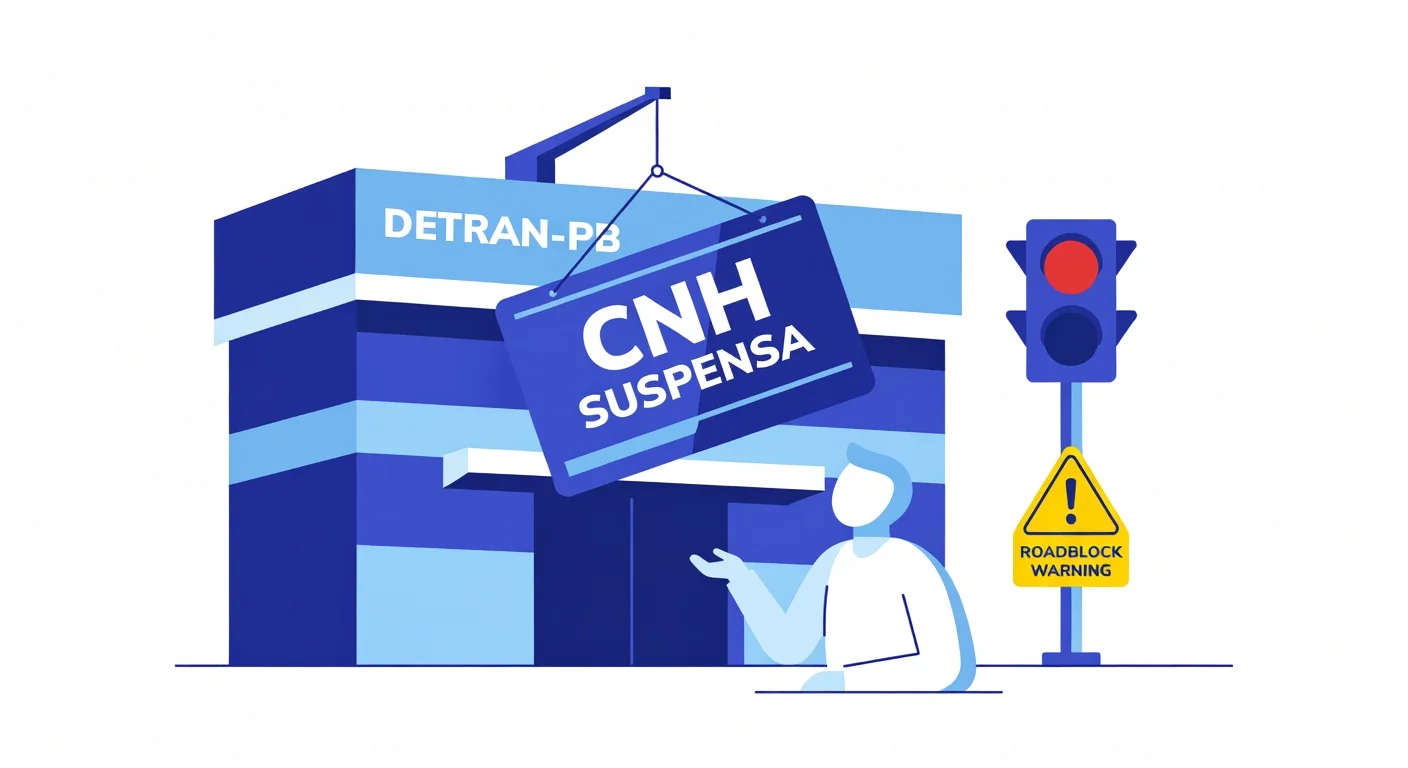 CNH Suspensa por Pontos PB: Como Recuperar em 2026