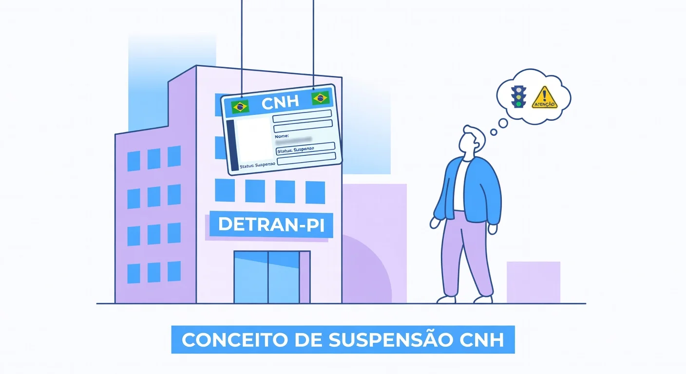 CNH Suspensa por Pontos PI: Como Recuperar em 2026