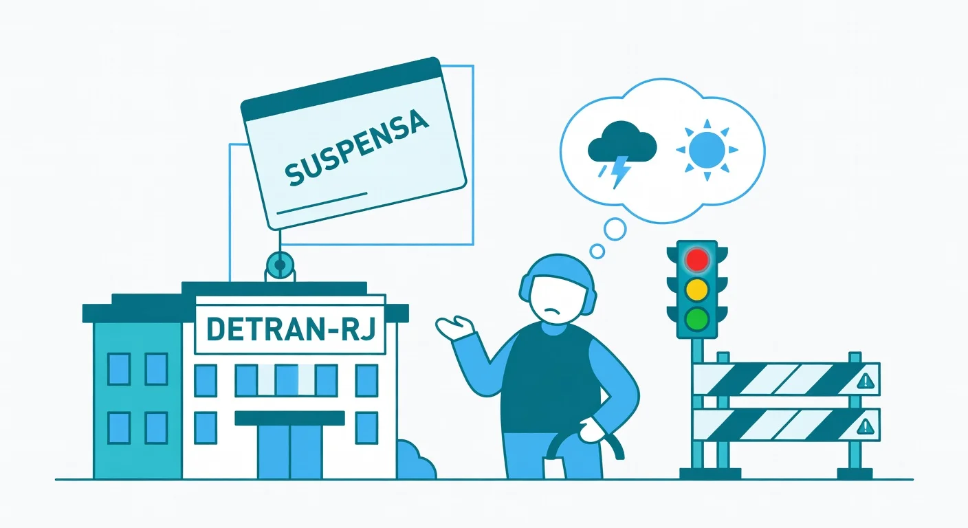 CNH Suspensa por Pontos RJ: Como Recuperar em 2026