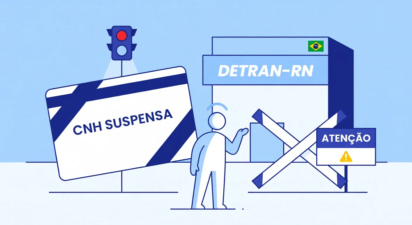 CNH Suspensa por Pontos RN: Como Recuperar em 2026