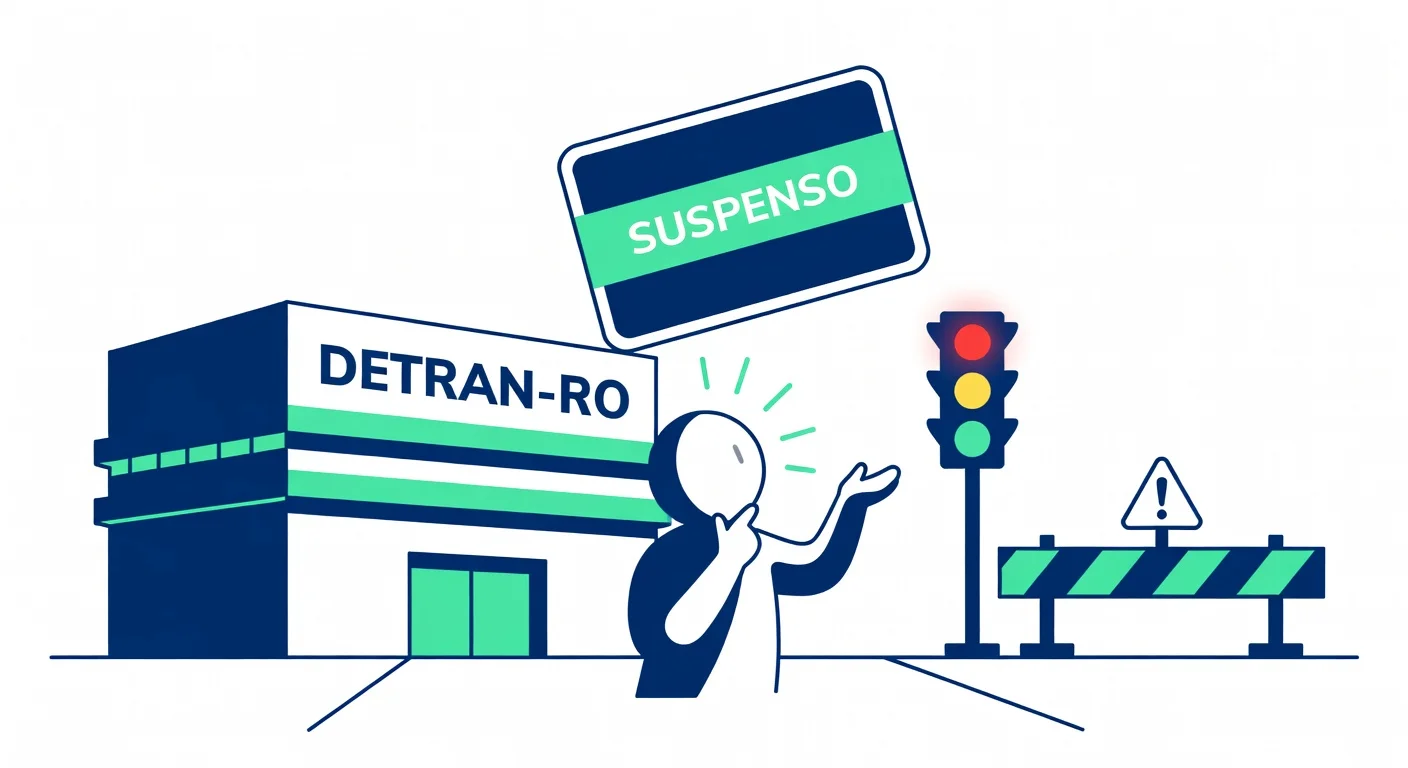 CNH Suspensa por Pontos RO: Como Recuperar em 2026