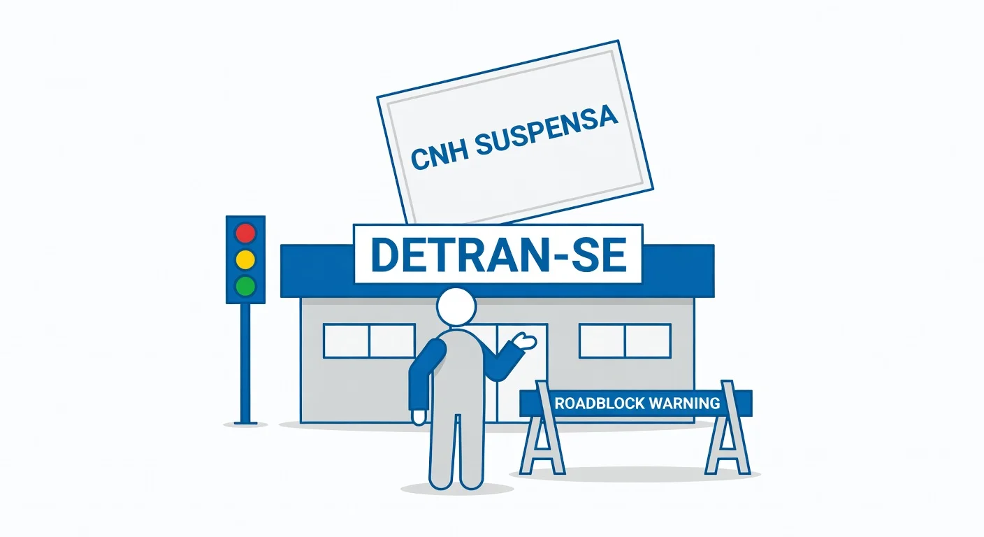 CNH Suspensa por Pontos SE: Como Recuperar em 2026