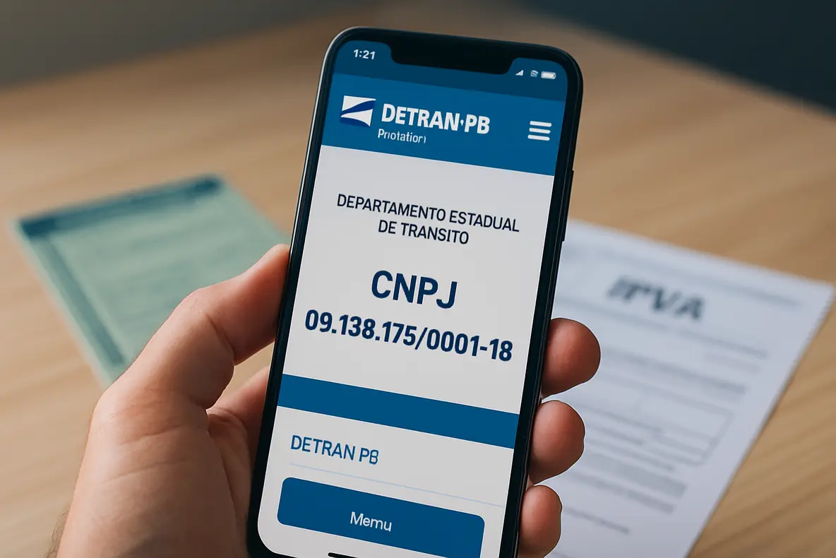 CNPJ Detran PB: O Que É e Como Usar na Documentação Veicular