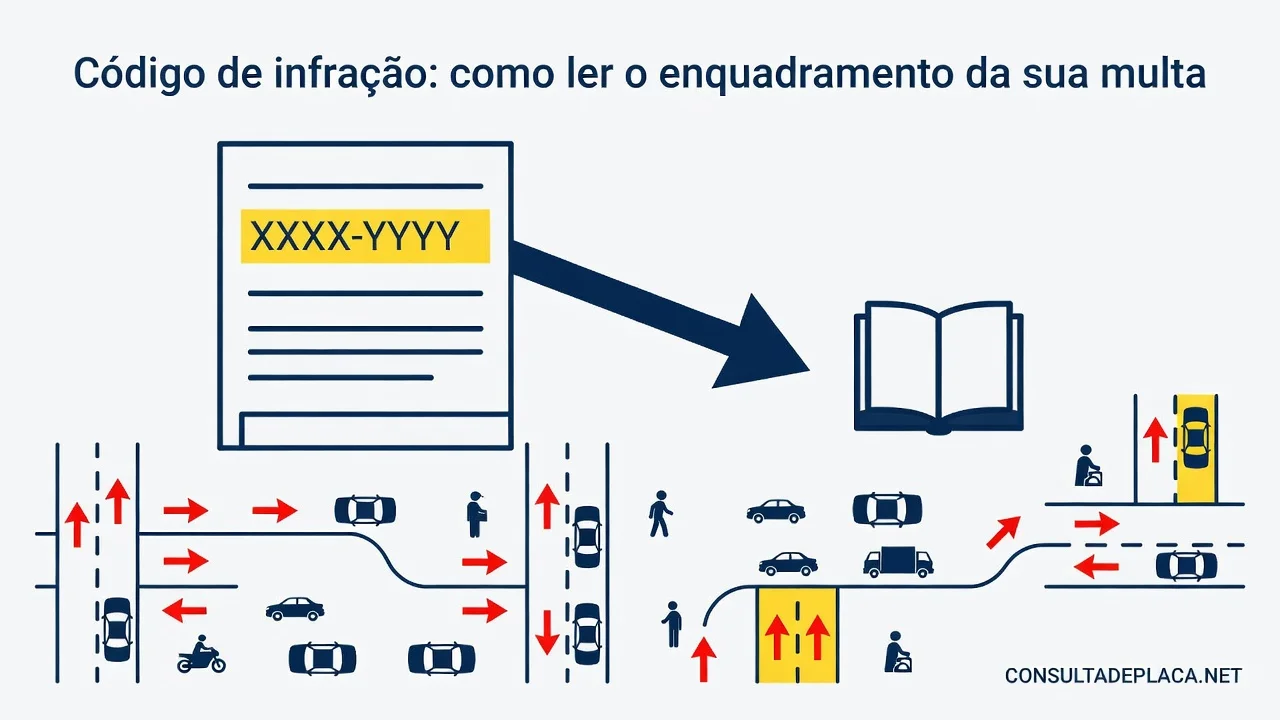 Código de infração: como ler o enquadramento da sua multa