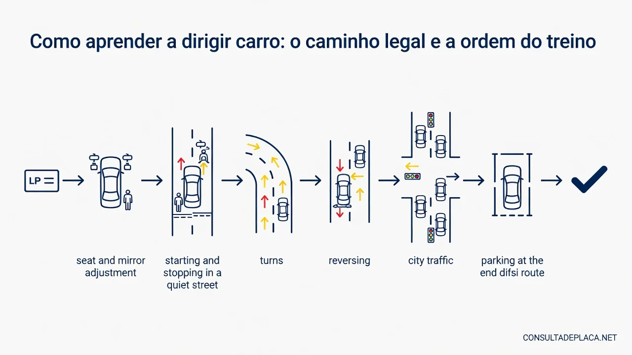 Como aprender a dirigir carro: o caminho legal e a ordem do treino