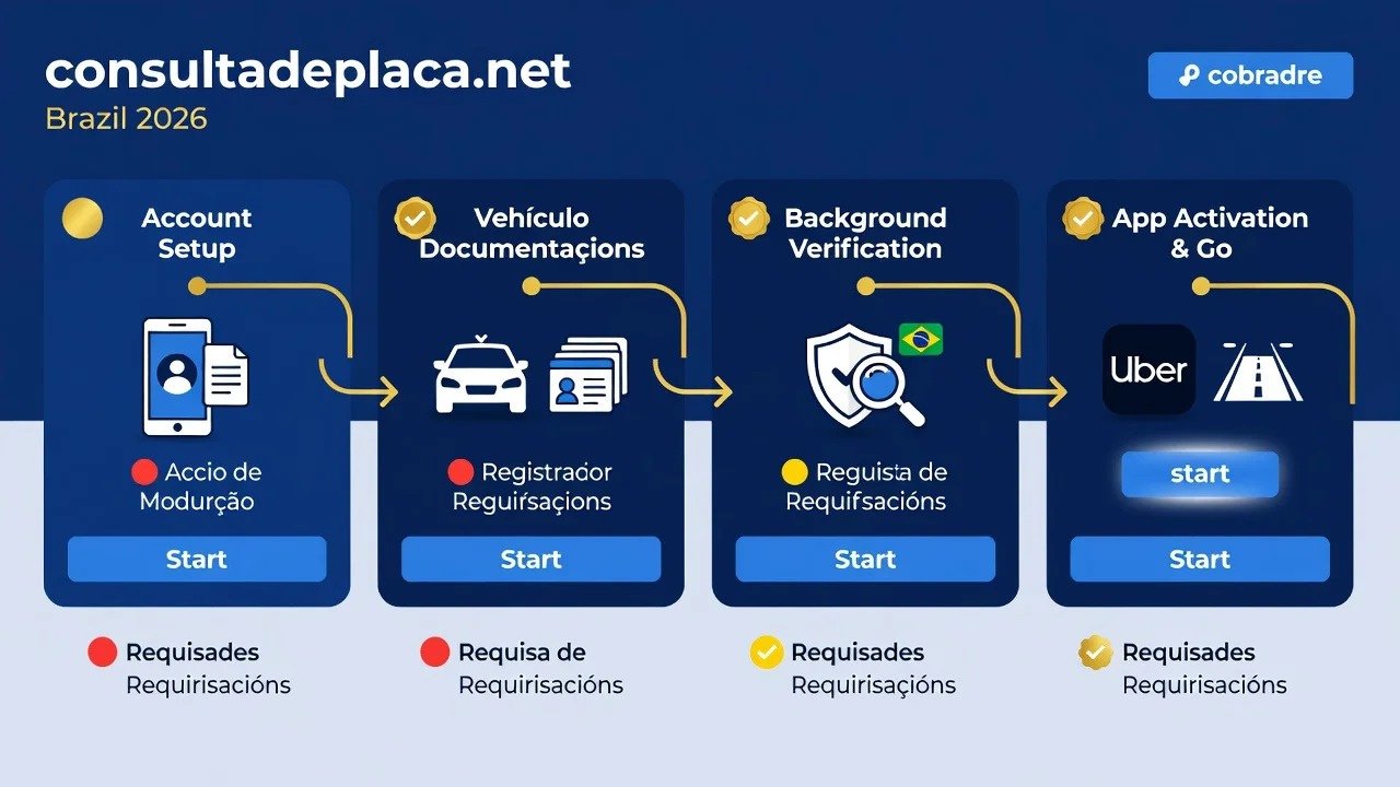 Como se Cadastrar na Uber como Motorista em 2026: Passo a Passo
