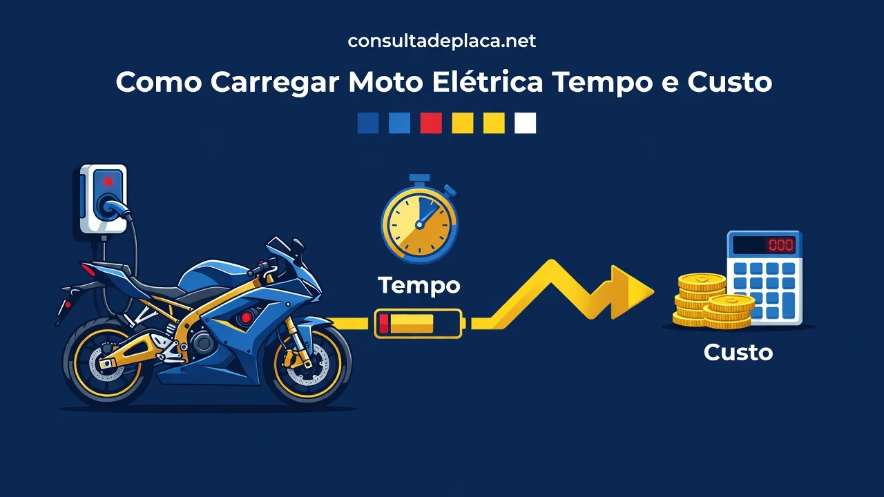 Como Carregar Moto Elétrica Tempo e Custo