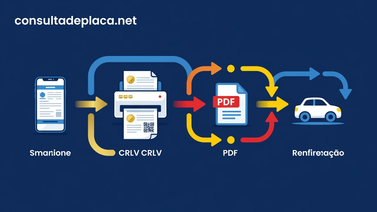 Como Imprimir o CRLV Digital 2026: App CDT, Gov.br e PDF