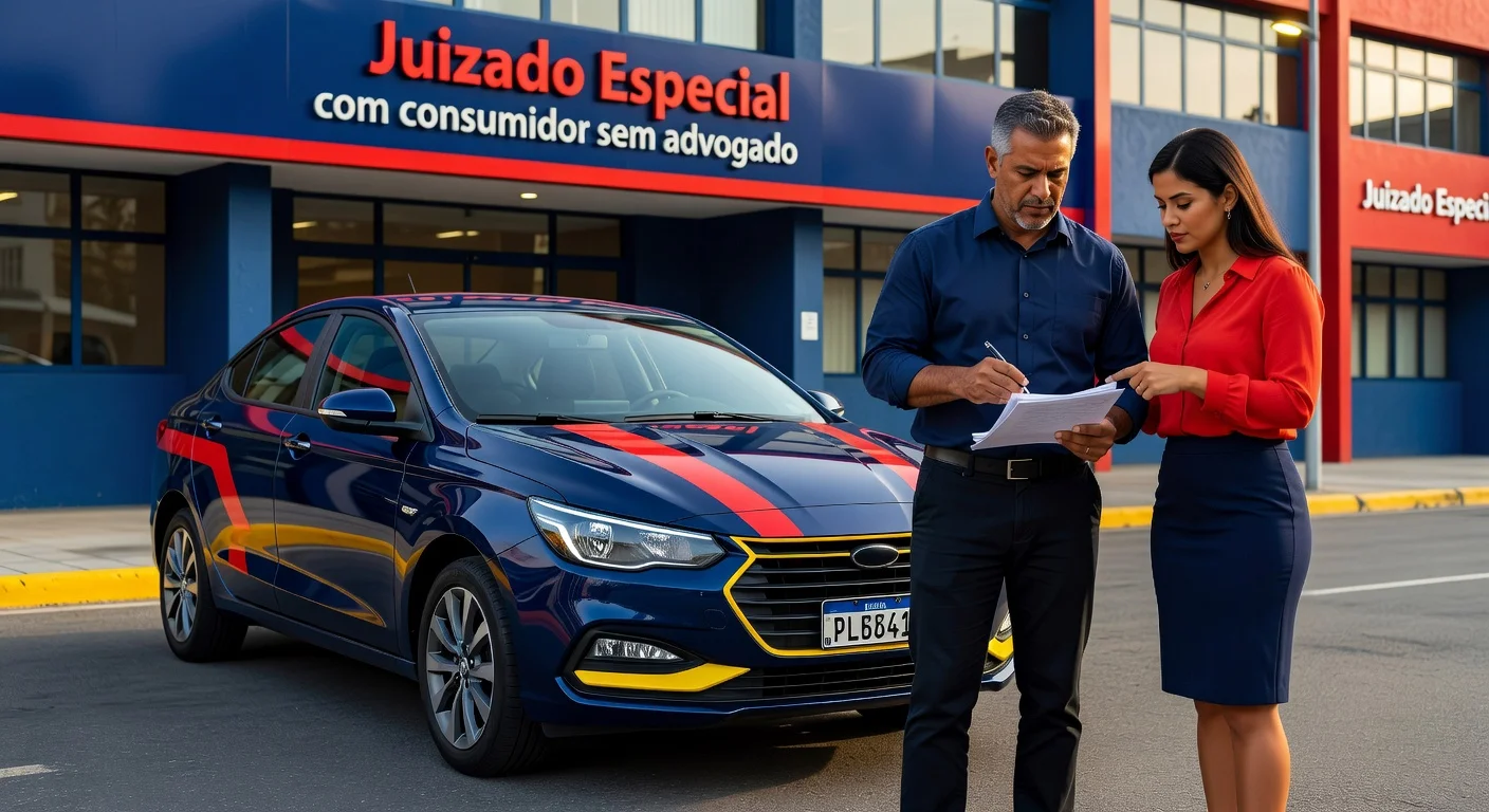 Como Processar Montadora de Carro 2026: Juizado Especial Cível sem Advogado