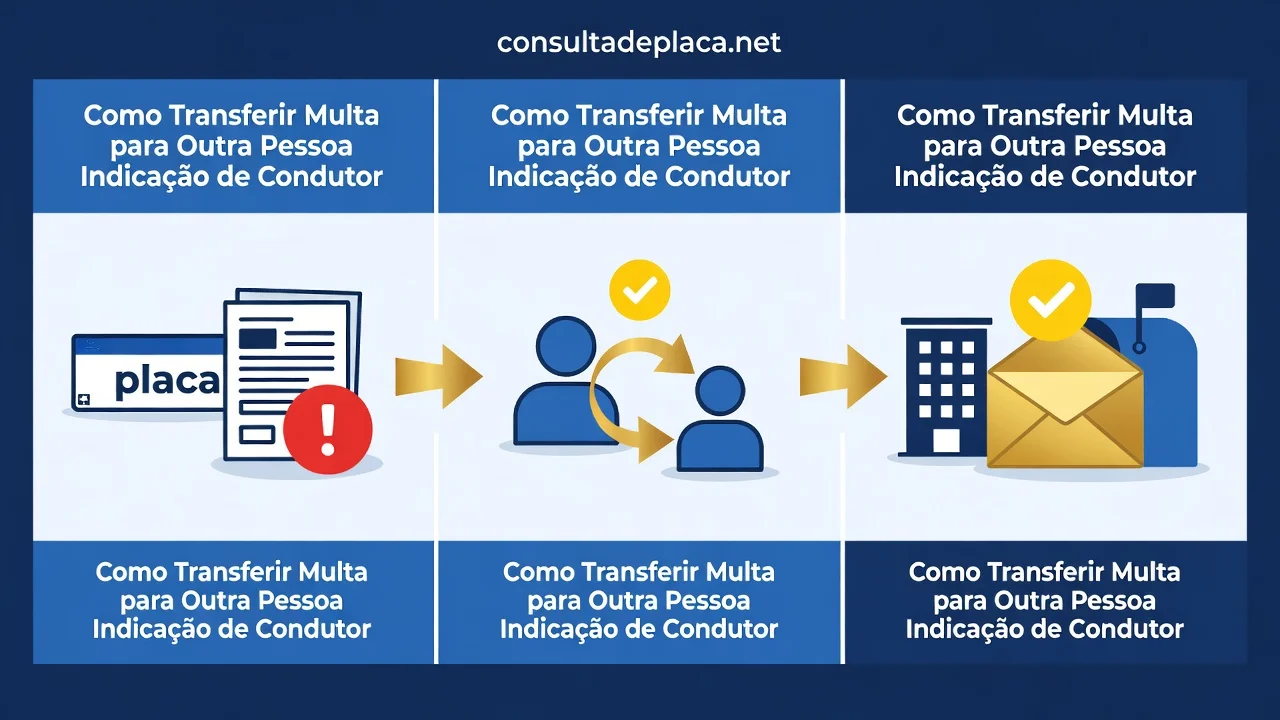 Como Transferir Multa para Outra Pessoa Indicação de Condutor