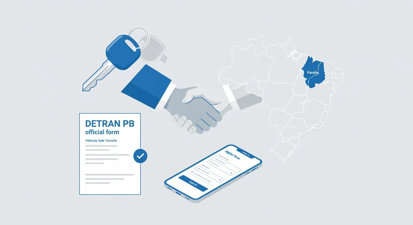 Comunicação de venda de veículo Paraíba 2026: como fazer e prazo