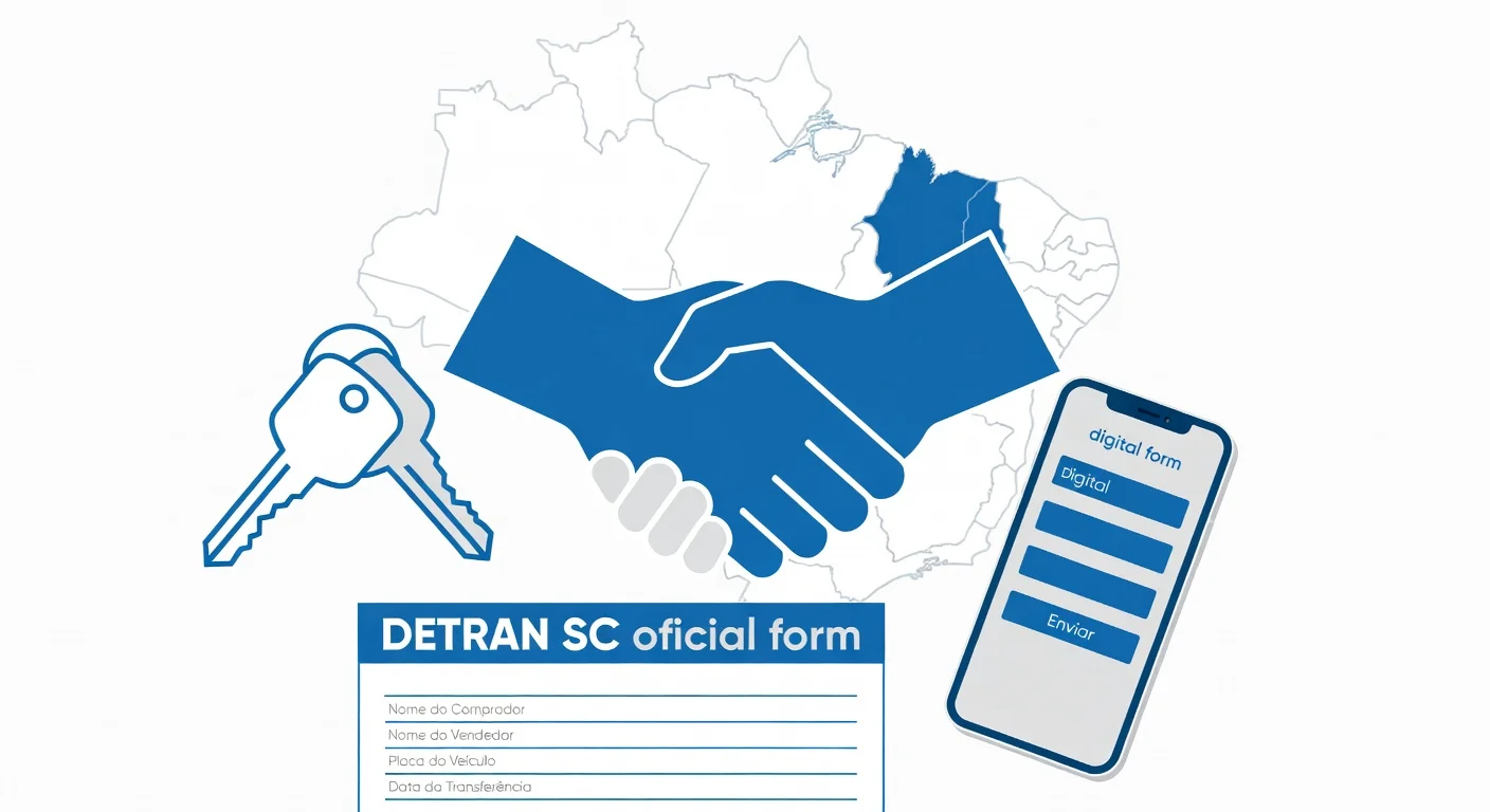 Comunicação de venda de veículo Santa Catarina 2026: como fazer e prazo