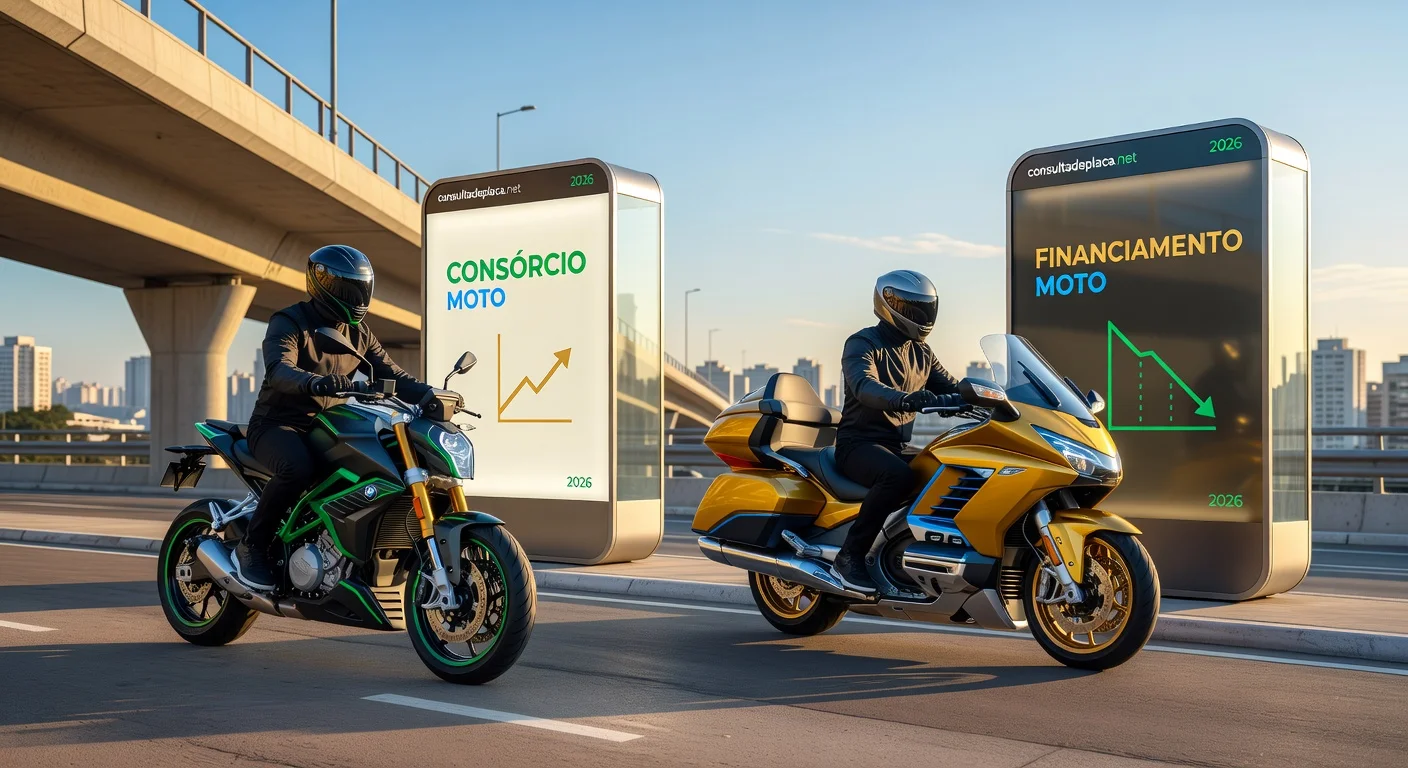 Consórcio de Moto vs Financiamento 2026: Qual Compensa?