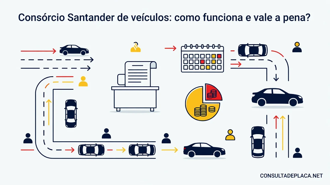 Consórcio Santander de veículos: como funciona e vale a pena?