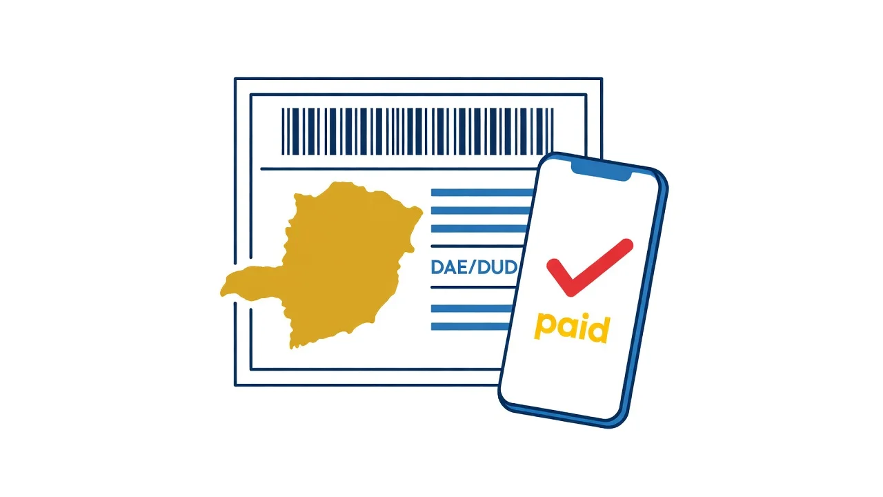 DUDA Detran-MG 2026: como é a guia em Minas (DAE) e como consultar pago