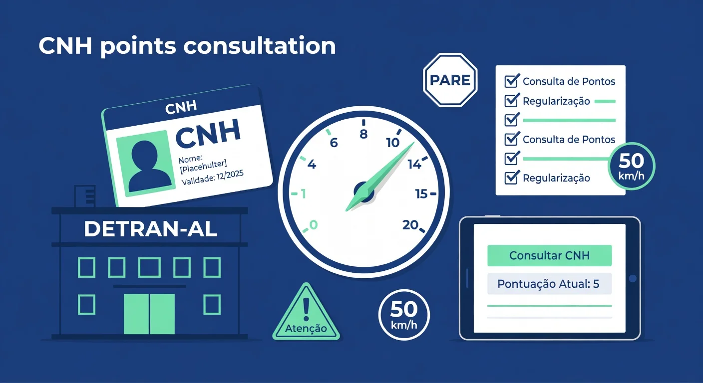 Consulta Pontos CNH AL: Como Verificar sua Situação em 2026