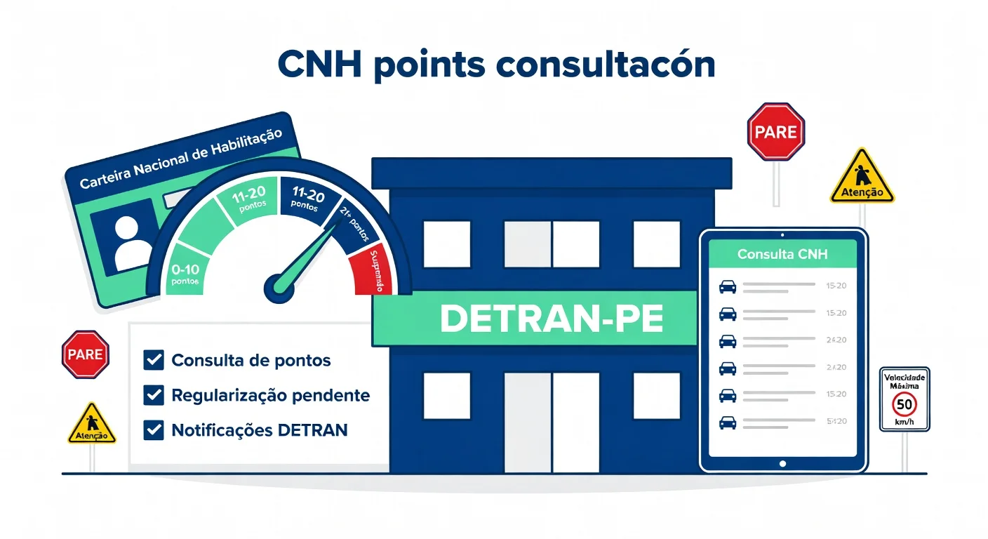 Consulta Pontos CNH PE: Como Verificar sua Situação em 2026