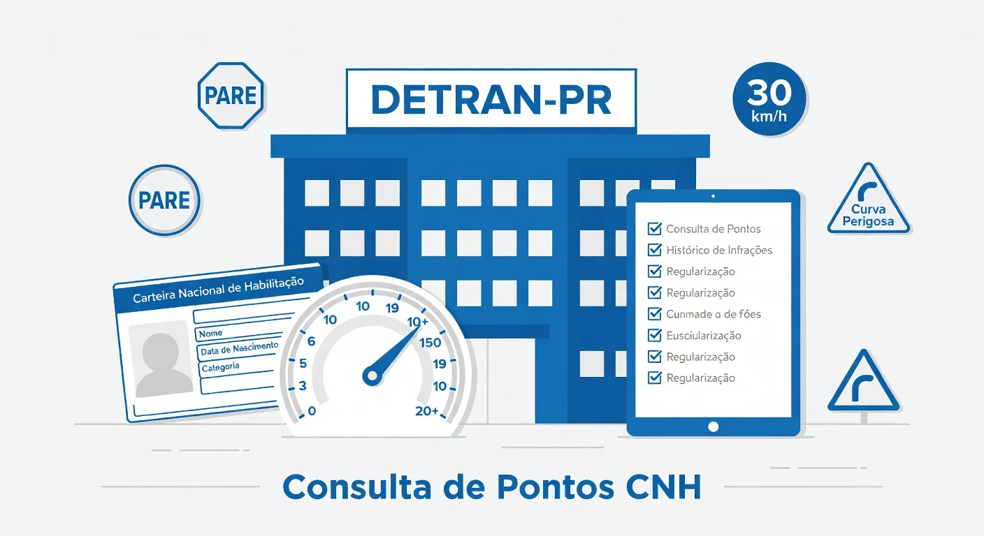Consulta Pontos CNH PR: Como Verificar sua Situação em 2026