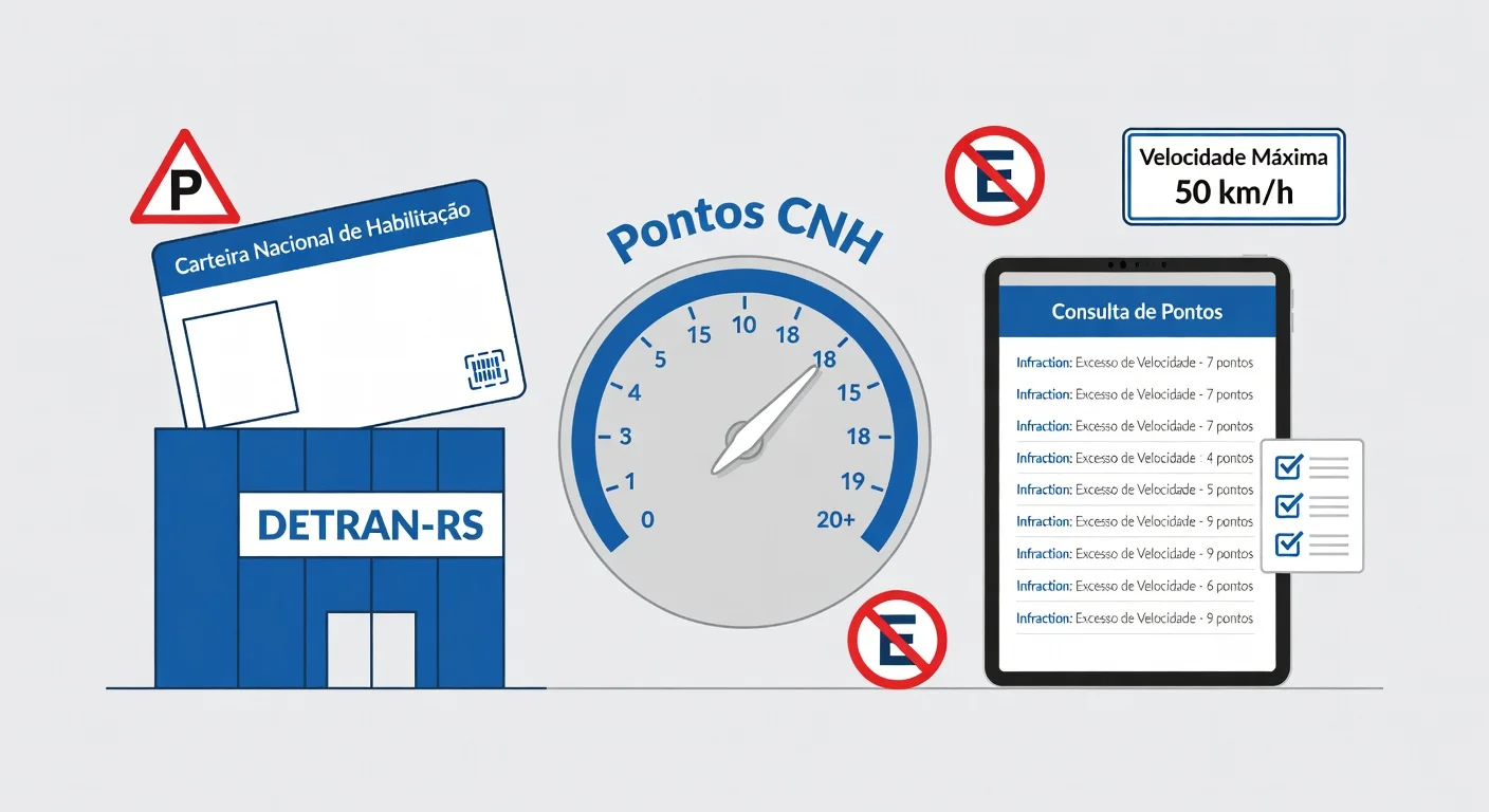 Consulta Pontos CNH RS: Como Verificar sua Situação em 2026