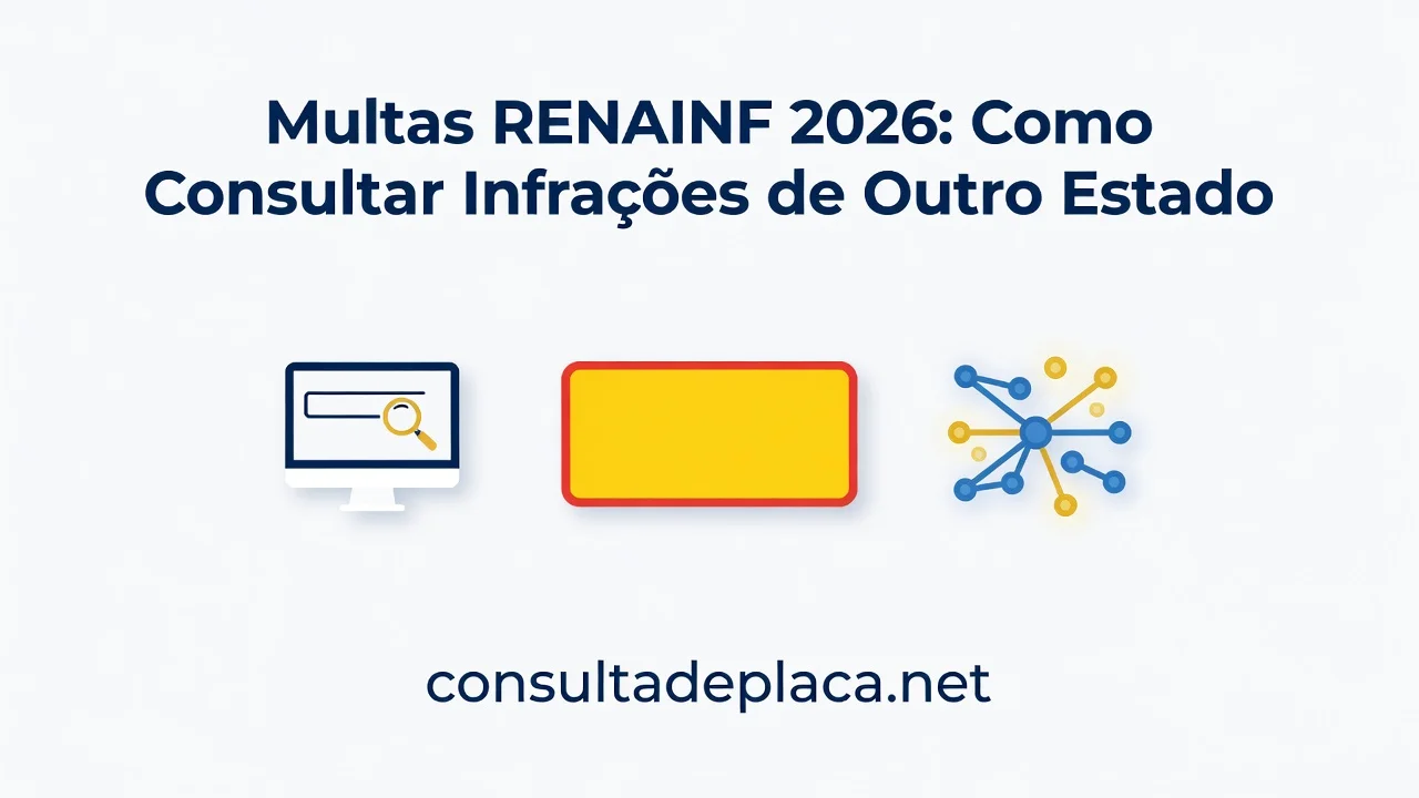 Multas RENAINF 2026: Como Consultar Infrações de Outro Estado