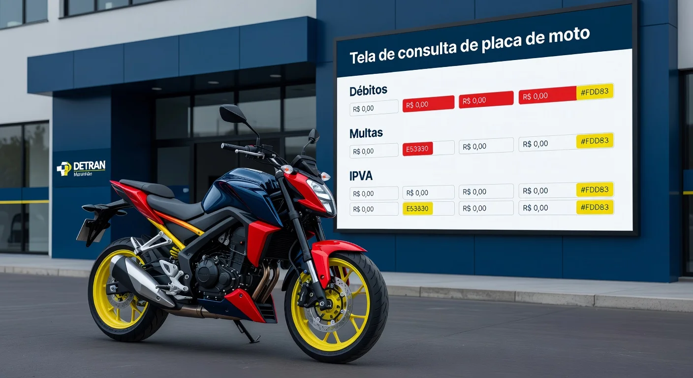 Consultar Placa de Moto no DETRAN Maranhão 2026: Débitos, Multas e IPVA