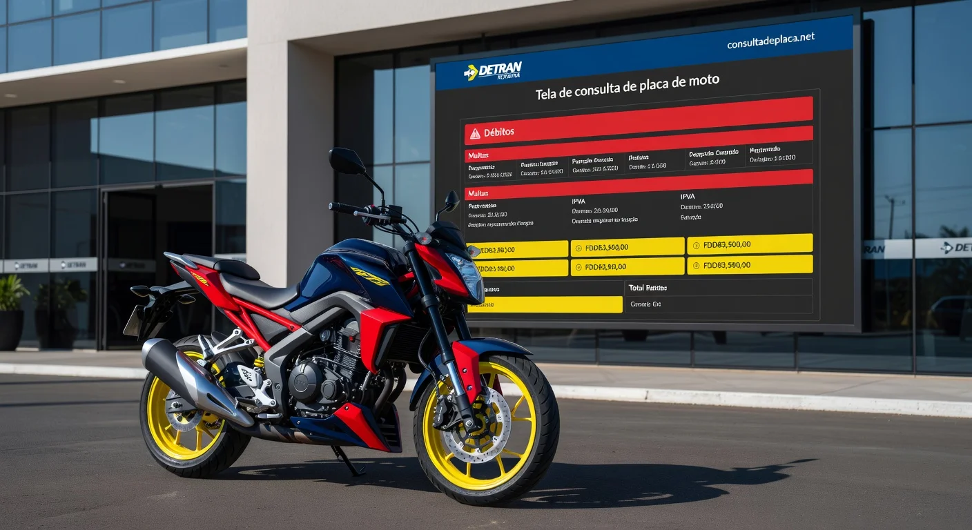 Consultar Placa de Moto no DETRAN Roraima 2026: Débitos, Multas e IPVA