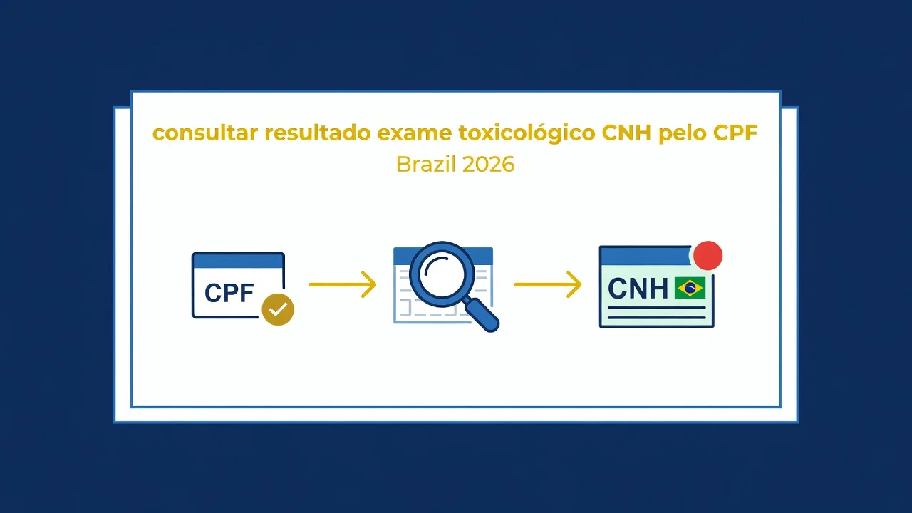 Consultar Resultado do Exame Toxicológico da CNH 2026
