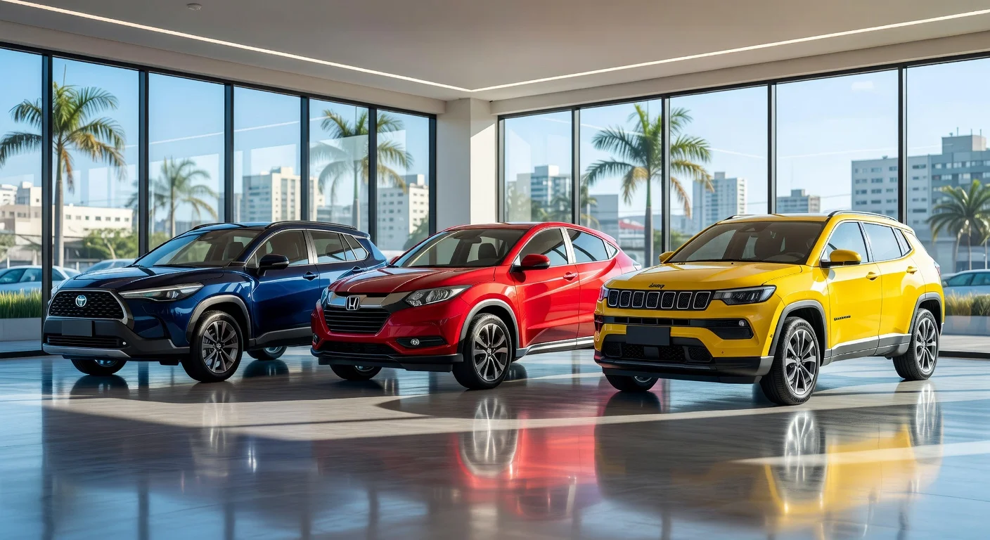 Corolla Cross vs HR-V vs Compass: Qual SUV Médio Comprar em 2026?