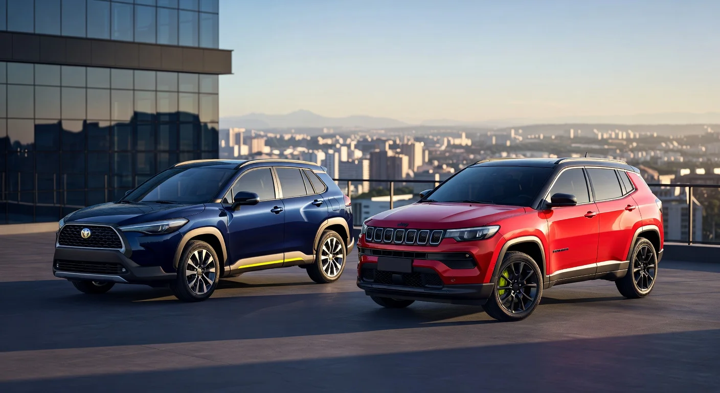 Corolla Cross XR Hybrid vs Compass Blackhawk: Qual Topo de Linha em 2026?