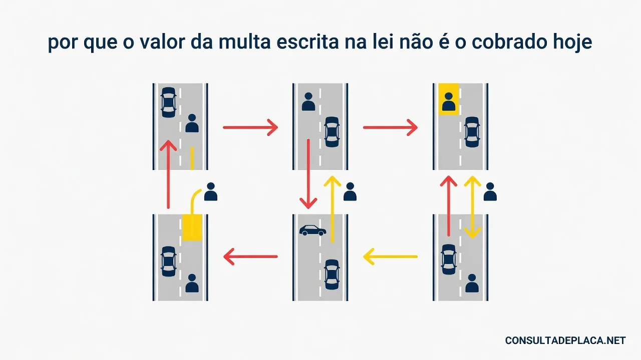 Artigo 319-A do CTB: por que o valor da multa escrita na lei não é o cobrado hoje
